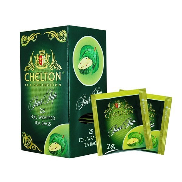 Английский Черный чай Chelton Premium 25пак. малина с мятой